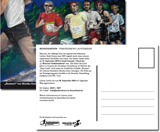 Postkarte Runners - Benefizaktion Postkarte Runners - Benefizaktion